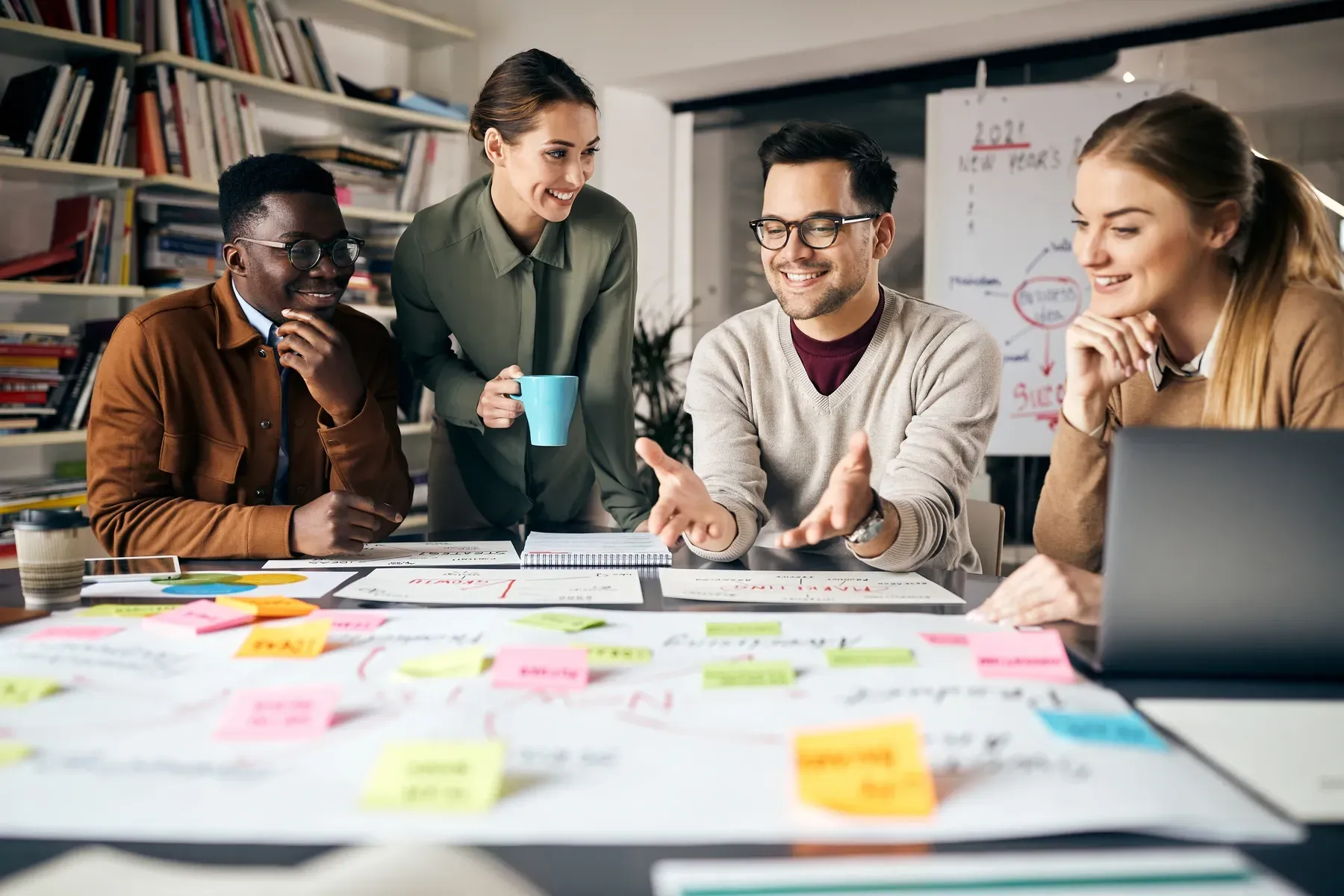 people in a meeting